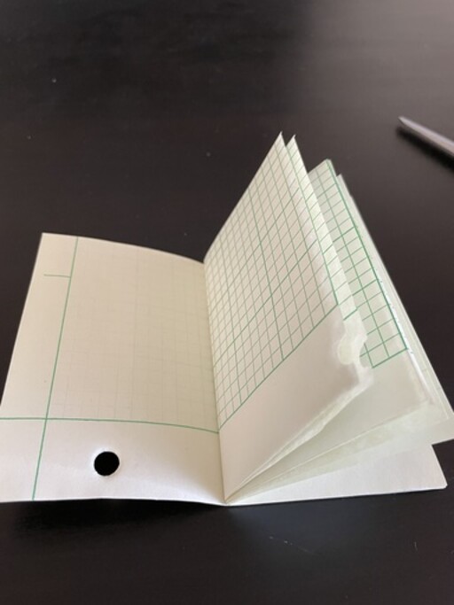 The finished notebook